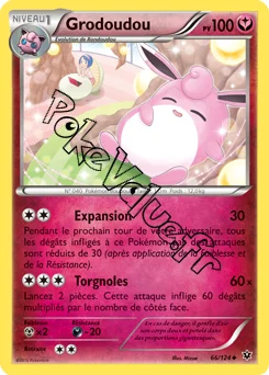 Carte Pokémon Wigglytuff  n°66 de la série Impact des destins