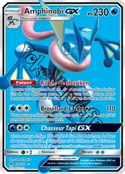 Carte Pokémon Amphinobi GX n°120 de la série Lumière Interdite