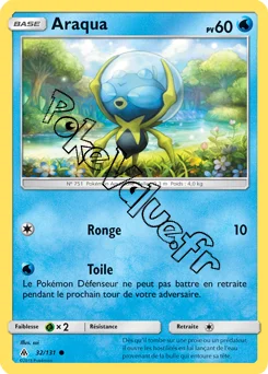 Carte Pokémon Araqua n°32 de la série Lumière Interdite