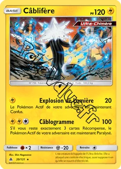 Carte Pokémon Câblifère n°39 de la série Lumière Interdite