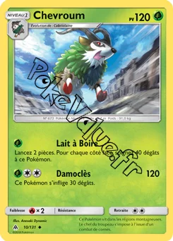 Carte Pokémon Chevroum n°10 de la série Lumière Interdite