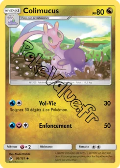 Carte Pokémon Colimucus n°93 de la série Lumière Interdite