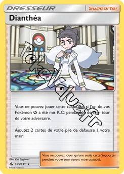 Carte Pokémon Dianthéa n°105 de la série Lumière Interdite