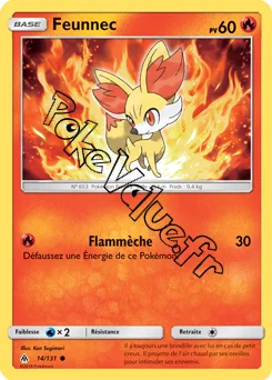 Carte Pokémon Feunnec n°14 de la série Lumière Interdite