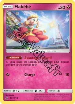 Carte Pokémon Flabébé n°83 de la série Lumière Interdite
