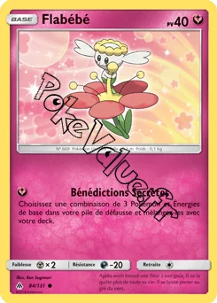 Carte Pokémon Flabébé n°84 de la série Lumière Interdite
