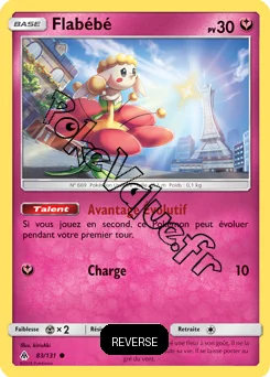 Carte Pokémon Flabébé Reverse n°83 de la série Lumière Interdite
