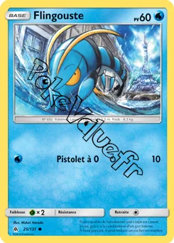 Carte Pokémon Flingouste n°25 de la série Lumière Interdite