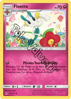 Carte Pokémon Floette  n°85 de la série Lumière Interdite