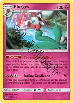 Carte Pokémon Florges  n°86 de la série Lumière Interdite