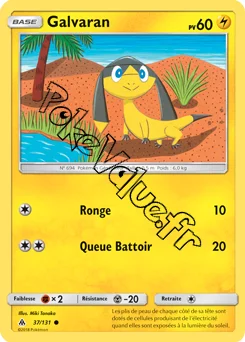 Carte Pokémon Galvaran n°37 de la série Lumière Interdite
