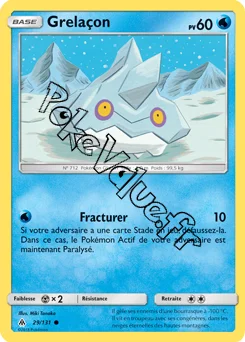 Carte Pokémon Grelaçon n°29 de la série Lumière Interdite