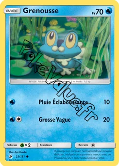Carte Pokémon Grenousse n°22 de la série Lumière Interdite