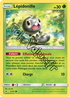 Carte Pokémon Lépidonille n°5 de la série Lumière Interdite