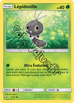 Carte Pokémon Lépidonille n°6 de la série Lumière Interdite