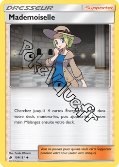 Carte Pokémon Mademoiselle n°109 de la série Lumière Interdite