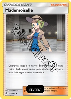 Carte Pokémon Mademoiselle Reverse n°109 de la série Lumière Interdite
