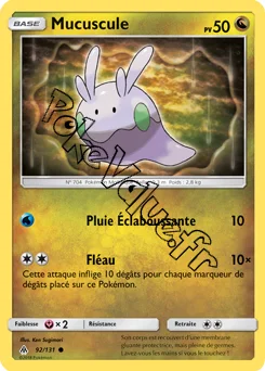 Carte Pokémon Mucuscule n°92 de la série Lumière Interdite