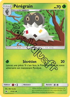 Carte Pokémon Pérégrain n°7 de la série Lumière Interdite