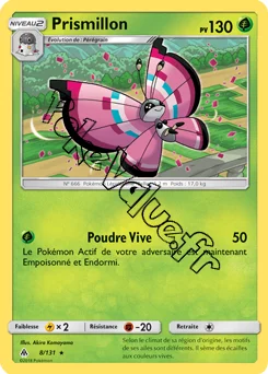 Carte Pokémon Prismillon n°8 de la série Lumière Interdite