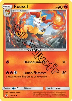 Carte Pokémon Roussil n°16 de la série Lumière Interdite