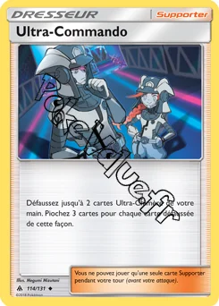 Carte Pokémon Ultra Commando n°114 de la série Lumière Interdite