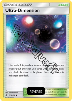 Carte Pokémon Ultra Dimension Reverse n°115 de la série Lumière Interdite
