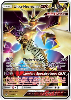 Carte Pokémon Ultra Necrozma GX  n°95 de la série Lumière Interdite