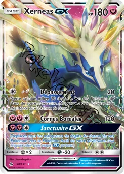 Carte Pokémon Xerneas GX  n°90 de la série Lumière Interdite