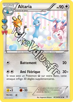 Carte Pokémon Altaria  n°RC24 de la série Générations