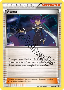 Carte Pokémon Astera n°66 de la série Générations