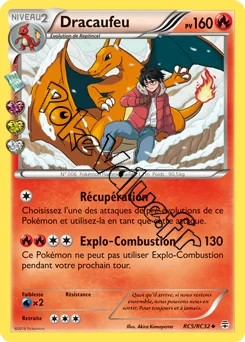 Carte Pokémon Charizard  n°RC5 de la série Générations