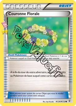 Carte Pokémon Couronne Florale n°RC26 de la série Générations