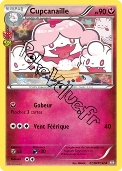 Carte Pokémon Cupcanaille  n°RC20 de la série Générations