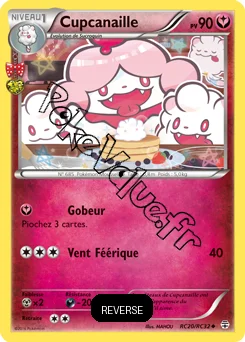 Carte Pokémon Cupcanaille  Reverse n°RC20 de la série Générations