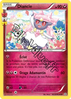 Carte Pokémon Diancie  n°RC22 de la série Générations