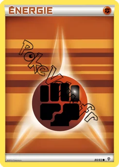 Carte Pokémon Énergie Combat n°80 de la série Générations