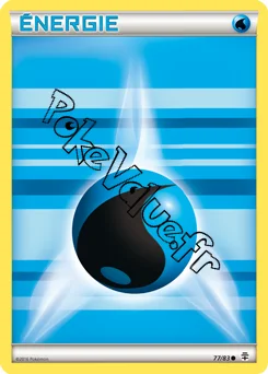 Carte Pokémon Énergie Eau n°77 de la série Générations