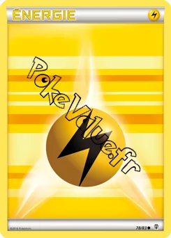 Carte Pokémon Énergie Électrique n°78 de la série Générations