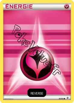 Carte Pokémon Énergie Fée Reverse n°83 de la série Générations