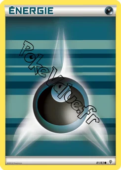 Carte Pokémon Énergie Obscurité n°81 de la série Générations