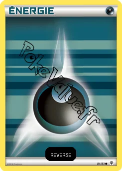 Carte Pokémon Énergie Obscurité Reverse n°81 de la série Générations