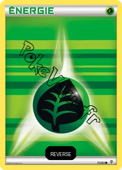Carte Pokémon Énergie Plante Reverse n°75 de la série Générations