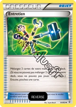 Carte Pokémon Entretien Reverse n°64 de la série Générations