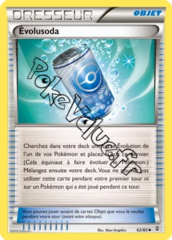 Carte Pokémon Évolusoda n°62 de la série Générations