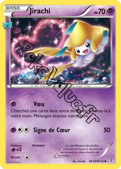 Carte Pokémon Jirachi  n°RC13 de la série Générations