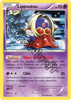 Carte Pokémon Jynx  n°36 de la série Générations