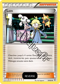 Carte Pokémon Lem Reverse n°59 de la série Générations