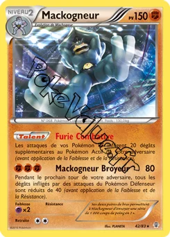 Carte Pokémon Machamp  n°42 de la série Générations