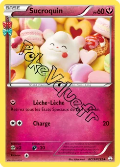 Carte Pokémon Sucroquin  n°RC19 de la série Générations